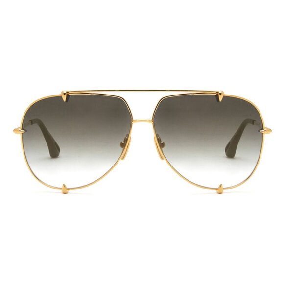 NEW DITA TALON-23007-D 18K SUNGLASSES UNISEX TITANIUM GOLD EYEWEAR - Picture 1 of 3